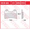 TRW Pastiglie Freno Sinter. Con Abe MCB 683 SV - LUCAS
