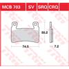 TRW Pastiglie Freno Sinter. Con Abe MCB 703 SV - LUCAS