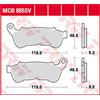 TRW Past.fr. TRW Performance Comfort (PC) ANTERIORE, MCB 885 PC