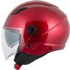 MTR Demi-Jet 8 Casco Jet unisex rosso