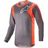 alpinestars Racer Hoen Maglia MX uomo grigio