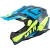 MTR Da Cross X6B Evo Casco unisex giallo