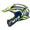 MTR X7B Evo Casco Cross M unisex grigio