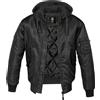 Brandit MA1 Sweat Hoodie Giacca M uomo nero