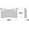 Brembo Pastiglie dei freni High Performance SR Anteriore, 07GR99SR, ECE R90