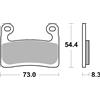 Brembo Pastiglie dei freni High Performance SR Anteriore, 07GR90SR, ECE R90