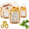 LA MADIA SALENTINA Tarallucci Salentini alle Cime di Rapa 1 Kg, Artigianali al Forno - Taralli Pugliesi Croccanti Tradizionali del Salento - Tarallini Snack Salato Tipico della Puglia (4x250g, Cime di Rapa)