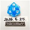 MTG x Final Fantasy Prerelease Crystal Dice D20 Rare Life Counter Japan NUOVO