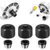 StaZamor Set di 6 pinze per router ad alta precisione 6 mm, 35 mm 8 con dado, accessori per fresa elettrica per macchina per rifilatura dell'incisione del legno