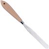DOITOOL Spatola per Pittura Olio e Lama in Acciaio Inox Resistente alla Ruggine 2 Pezzi Manico in Legno Strumento Professionale Linee Lisce per Artisti e Insegnanti D'arte