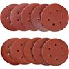 SPTA 100 Pezzi 150mm Dischi Abrasivi Carte Abrasive per Levigatrice 10 x 40/80/120/180/320/600/800/1000/1500/2000 Graniglie Ideale per Levigatura/Lucidatura/Spolveratura