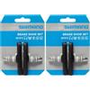 Shimano Pastiglie freno a V M-System, nere (Confezione da 2)