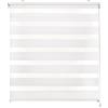 Falconieri Tenda a Rullo Night and Day, Doppio Tessuto, per Interni, Varie misure, Vari colori, Bianco, Lino, Grigio, Tortora, Avorio (Bianco/white, 105l x 175A cm)