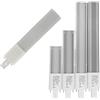 wenwendianzi Lampada da scrivania a LED G23 Ultrasottile 5W 7W 12W 150lm/W Sostituisci la Luce Fluorescente a Risparmio energetico PL CFL(Natural White,Without_12W)