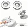 WJUAN 4 Pezzi Filtro Lavandino Cucina, Acciaio Inossidabile Filtri per Lavello, Argento Colino per Lavello Cucina, 7,3 cm Filtro Scarico Lavandino, per Lavelli, Bagno, Cucinas
