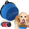 PETSATION - Ciotola pieghevole per cani [Originale] - Ciotola da viaggio, mangiatoia e abbeveratoio - ideale per viaggio, passeggiate e uso quotidiano (Blu, 350 ml)