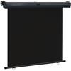 FWIKDUN Tenda da sole laterale per balcone con funzione autobloccante e poliestere resistente ai raggi UV, larghezza 175 cm e lunghezza 250 cm, colore nero