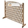 AlmaStore Grigliato in Legno Estensibile Alto 103-150 CM Lungo Fino a 150 CM | Pannello Impregnato | Divisorio Separè | per Balcone, Terrazzo e Giardino (Altezza 103 cm)