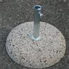 Decor Space Base in Cemento 55 kg per ombrellone da Giardino, marmetta Tonda in Ghiaia