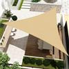 HENG FENG Tenda a Vela Triangolare HDPE 3.6X3.6X3.6m Vela Ombreggiante Parasole Traspirante e Protezione Solare Raggi UV per Esterno Giardino Terrazza Colore Sabbia