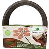 Lacogreen Bordura Flessibile per Aiuole Giardino Lunghezza 5mt Altezza 12cm e 5 picchetti (Marrone)