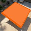 YXRS Tenda a Vela Rettangolare 50 x 180 cm Protezione Raggi UV Tenda da Sole Senza Foratura per Esterno, Giardino, Terrazzo, Balcone, Arancione