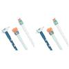 Mr. Wonderful - Set di 6 penne cancellabili Bo-Bo - Panda Rosso con Radiografia - Penne con inchiostro blu
