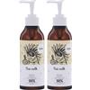 YOPE Super Soft | Shampoo Naturale per Capelli Secchi e Cute Sensibile | Con Latte d'Avena, Aminoacidi del Grano e Arura Tibetana | Senza Siliconi | Vegan | 300 ml (Confezione da 2)
