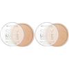 Rimmel London LONDON Stay Matte Long Lasting Pressed Powder - Sandstorm (Confezione da 2)