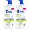 Head & Shoulders Shampoo Antiforfora Apple Fresh 1000ml con Dosatore, Uso Quotidiano. Fino al 100% Protezione dalla Forfora, Clinicamente Testato. Tutti i Tipi di Capelli. Freschezza, Profumo di Mela