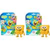 INKEE SpongeBob Bomba da Bagno con Sorpresa - Palla Bagno Bambini con Figura e Tatuaggio, Profumo Anguria, 100g, 7 Figure Collezionabili Edizione Oro (Confezione da 2)