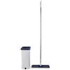 Beldray LA030223FEU7 - Secchio a doppia camera da 5,5 l, con sistema di impronte d'acqua e raschietto, testa in microfibra, compatto, per pavimenti in legno, vinile, piastrelle