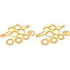 Tescoma 420872 Stampo Pancake, Silicone, Giallo (Confezione da 2)
