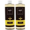 MUHA'| Ricarica per Lampada Catalitica, Citronella e Geranio dell'Himalaya, Profumatore per Ambienti Antizanzare, Formato da 500 ml (Confezione da 2)