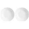 Arcopal - Zelie, Set di Piatti Fondi, Stoviglie in Vetro Opale Extra Resistente, 20 cm, Bianco, 12 pezzi (Confezione da 2)