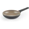 Salter BW12870EU7 Padella in ceramica da 20 cm - Corpo in alluminio riciclato, rivestimento antiaderente sano senza PFOA e PFAS, adatto all'induzione, facile da pulire, manico morbido al tatto
