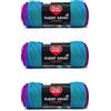 Red Heart Filato Super Saver, confezione da 3, a righe polo, 3 pezzi