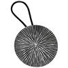 Gardinia Fermatenda Tondo con Magnete, per Decorare e Fermare Le Tende, Dimensioni Ø 7,5 cm, Metallo, Grigio