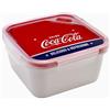 Snips, Lunch Box Coca-Cola Quadrato 1.4 L, Porta Pranzo con Coperchio, Bento Box 4 Chiusure di Sicurezza 18 x 18 x 8.5, Portapranzo Made in Italy 0% Bpa