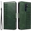 LOYWIN Custodia per OPPO A5 2020 / A9 2020 Cover Custodia in Pelle Portafoglio Borsa con Cavalletto Magnetico Flip Protettivo TPU Silicone Cover per OPPO A5 2020 / A9 2020, Verde