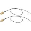 Futheda 2 pezzi Antenna WiFi Montaggio U.FL IPX MHF4 a SMA Femmina Cavo Paratia 30cm per Schede di Rete Wireless Mini PCI Express PCIE Router Adattatore WiFi Trasmettitore Drone UAV FPV