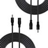 Liwinting 2pcs 3 metri Cavo di prolunga di Alimentazione CC 3,5 mm x 1,35 mm Maschio al Femmina Cavo di prolunga Connettore DC, Adatto Adattatore di Alimentazione, Telecamera IP Wireless ecc - Nero