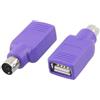 CABLEPELADO, adattatore da USB a PS2 per tastiera, viola