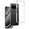 REY Cover in Gel TPU Trasparente per Google Pixel 10-10 PRO, Ultra Sottile 0,33 mm, Morbido Flessibile, Custodia Silicone