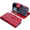 foto-kontor Custodia compatibile con Doro Leva L10 Book Style Case Cover Smartphone protettiva Portafoglio per cellulare Borsa a libro Supporto per telefono rosso