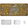 ITBT World of Warcraft Tappetino Mouse Gaming, Grande Anime Mouse Pad XXL 900x400mm Confortevole, Lavabile, 3mm Antiscivolo Tappetino Scrivania Supporto per Ufficio Computer, Adatto per computer e PC , F