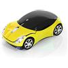 Zerone Mouse Bluetooth Senza Fili da 2,4 GHz, Mouse Ottico Portatile 1600 DPI per/Android/Me/PC Tablet Gaming Office (Yellow)