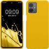 kwmobile Cover per Motorola Moto G14 Custodia - Back Case per Smartphone in Silicone TPU - Protezione Gommata - giallo radiante