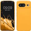 kwmobile Custodia Compatibile con Google Pixel 8 Cover - Back Case per Smartphone in Silicone TPU - Protezione Gommata - arancia fruttata