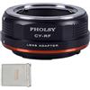 PHOLSY Manuale Adattatore per Lente: Compatibile con Obiettivi Contax/Yashica (C/Y) e Corpo Fotocamera Canon RF (EOS R-Type), CY su RF